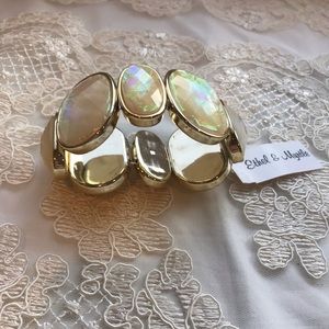 Cream reflective bracelet